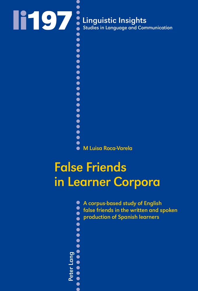 Title: False Friends in Learner Corpora