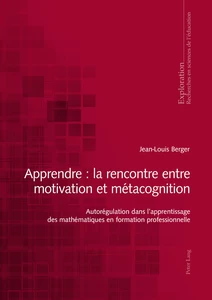 Title: Apprendre : la rencontre entre motivation et métacognition