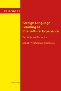 Title: Foreign Language Learning as Intercultural Experience