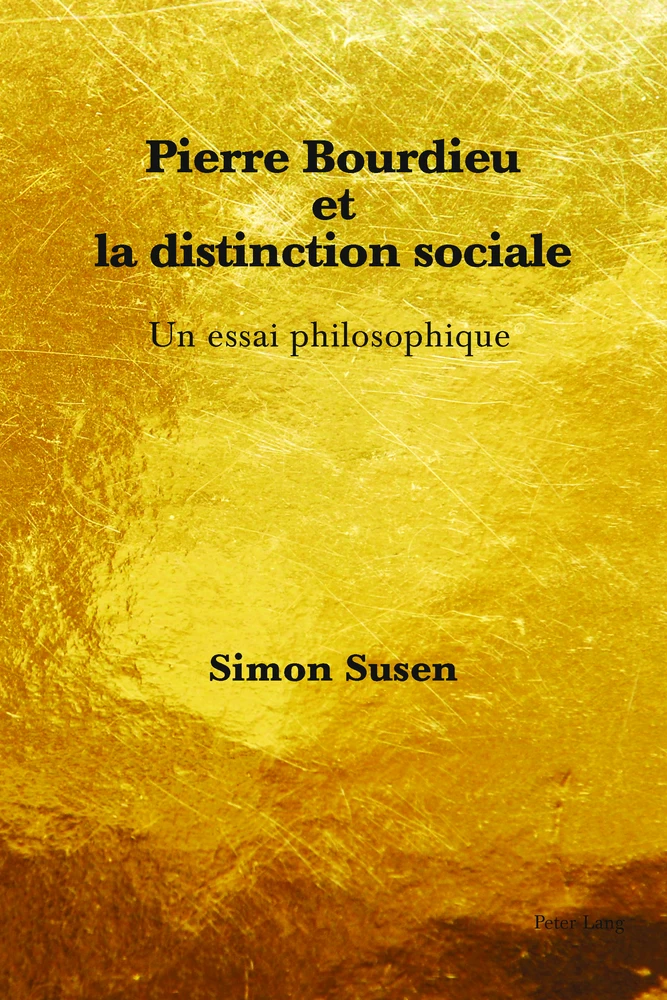 Titre: Pierre Bourdieu et la distinction sociale