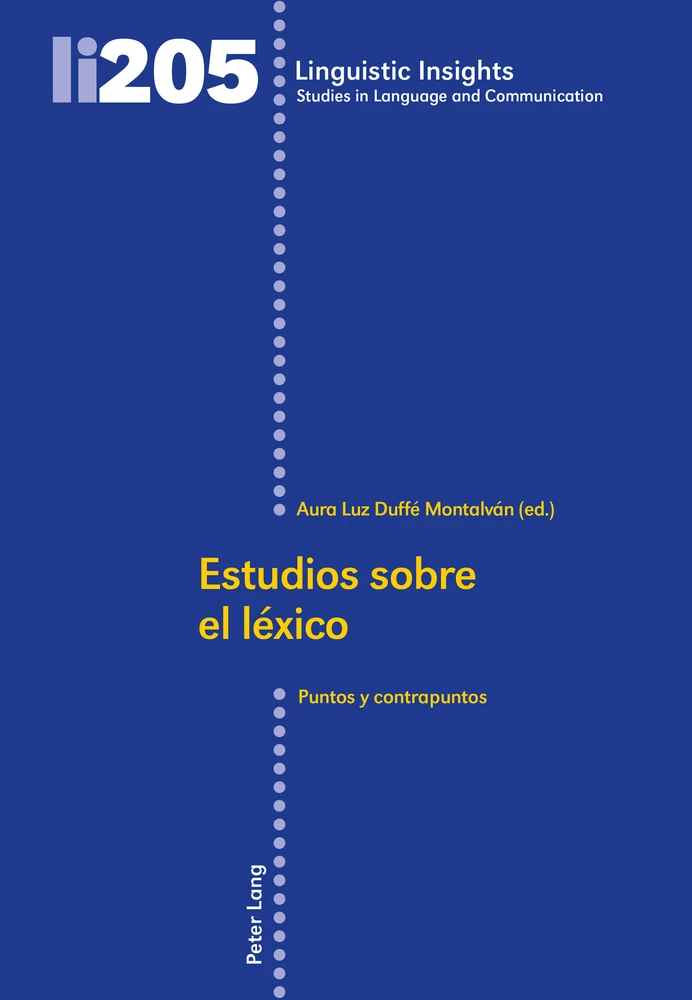 Title: Estudios sobre el léxico