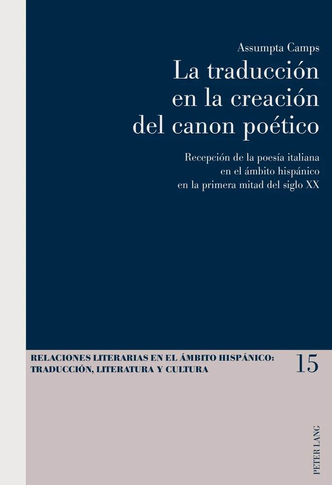 Title: La traducción en la creación del canon poético
