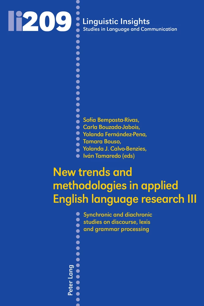 Title: New trends and methodologies in applied English language research III