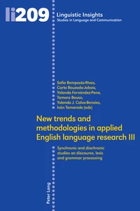 Title: New trends and methodologies in applied English language research III