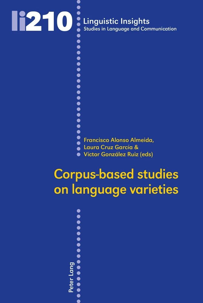 Title: Corpus-based studies on language varieties