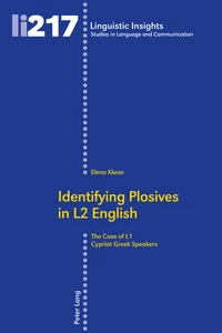 Title: Identifying Plosives in L2 English