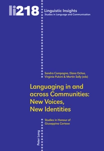 Title: Languaging in and across Communities: New Voices, New Identities