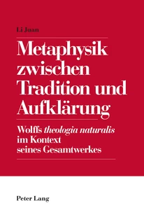 Title: Metaphysik zwischen Tradition und Aufklärung