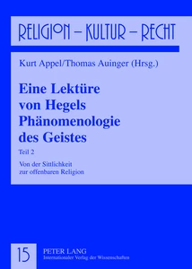 Titel: Eine Lektüre von Hegels Phänomenologie des Geistes
