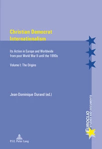 Titel: Christian Democrat Internationalism