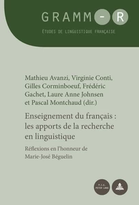 Title: Enseignement du français : les apports de la recherche en linguistique