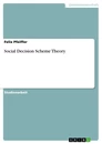 Titre: Social Decision Scheme Theory