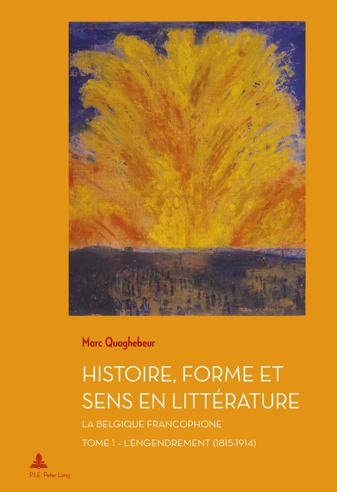 Titre: Histoire, Forme et Sens en Littérature