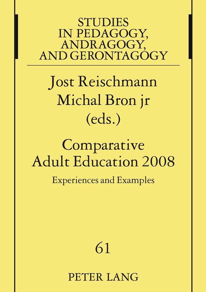 Title: Comparative Adult Education 2008