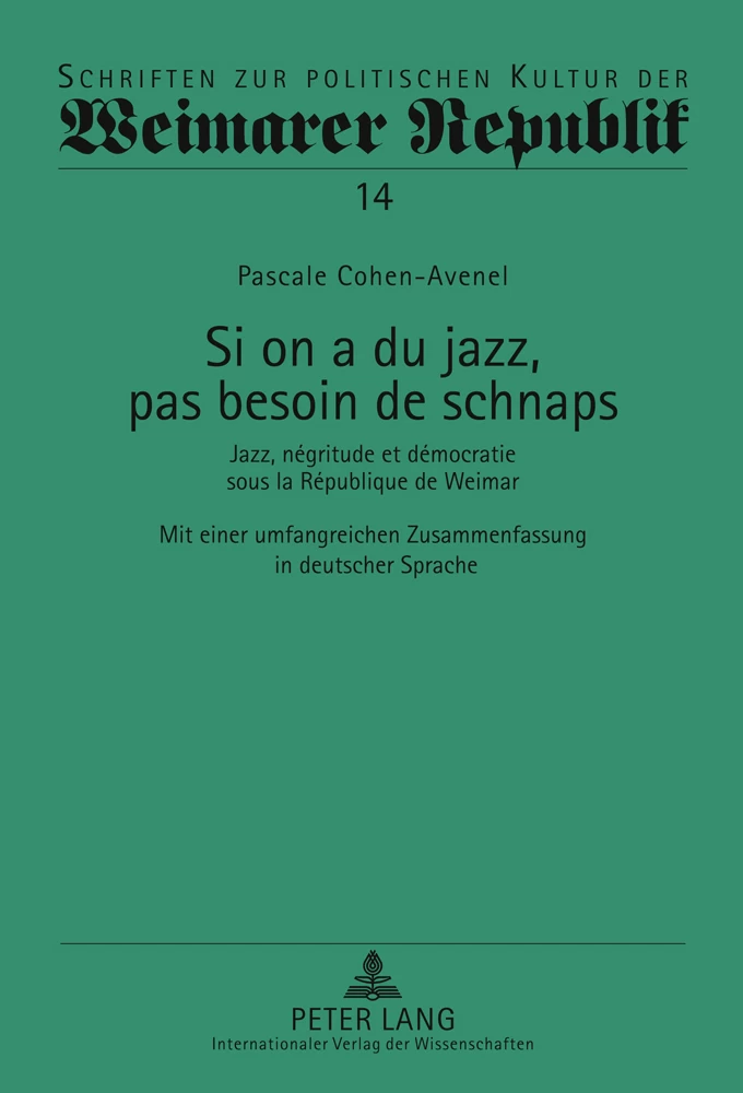 Titre: Si on a du jazz, pas besoin de schnaps