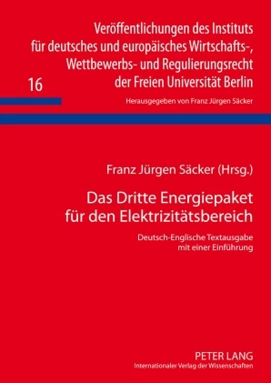 Title: Das Dritte Energiepaket für den Elektrizitätsbereich