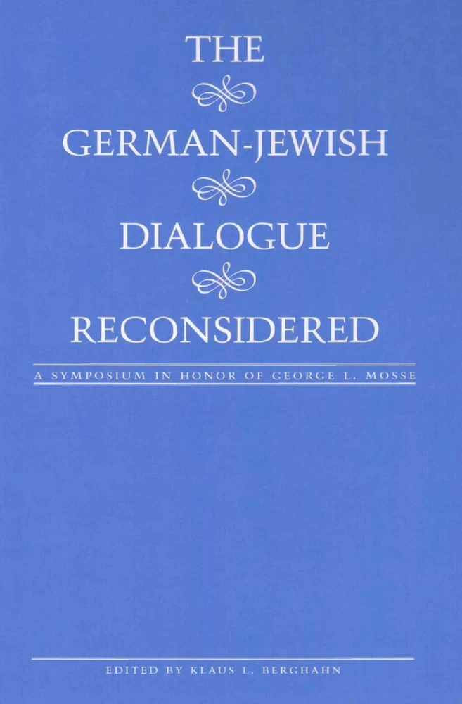 Title: The German-Jewish Dialogue Reconsidered