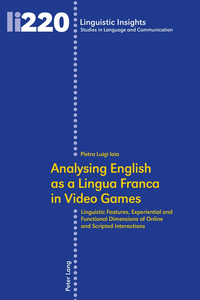 Analysing English as a Lingua Franca in Video Games - Peter Lang Verlag