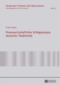 Title: Finanzwirtschaftliche Erfolgsanalyse deutscher Stadtwerke