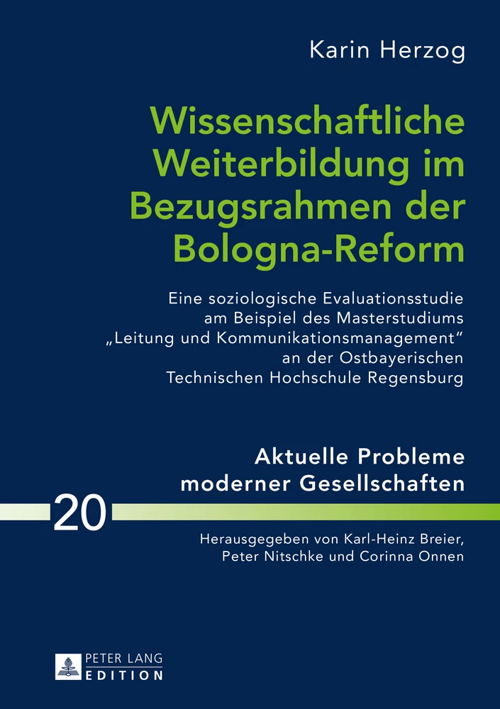 Title: Wissenschaftliche Weiterbildung im Bezugsrahmen der Bologna-Reform