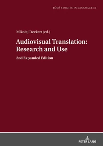Title: Audiovisual Translation – Research and Use