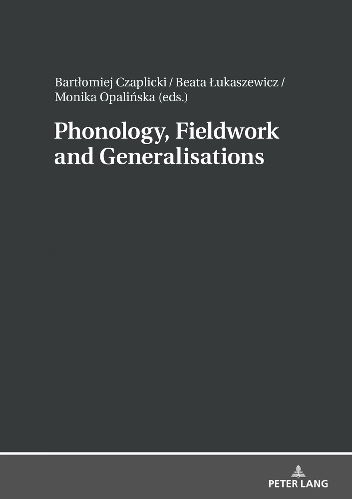 Title: Phonology, Fieldwork and Generalizations
