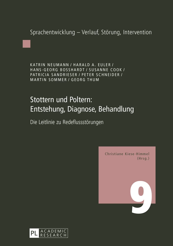 Titel: Stottern und Poltern: Entstehung, Diagnose, Behandlung