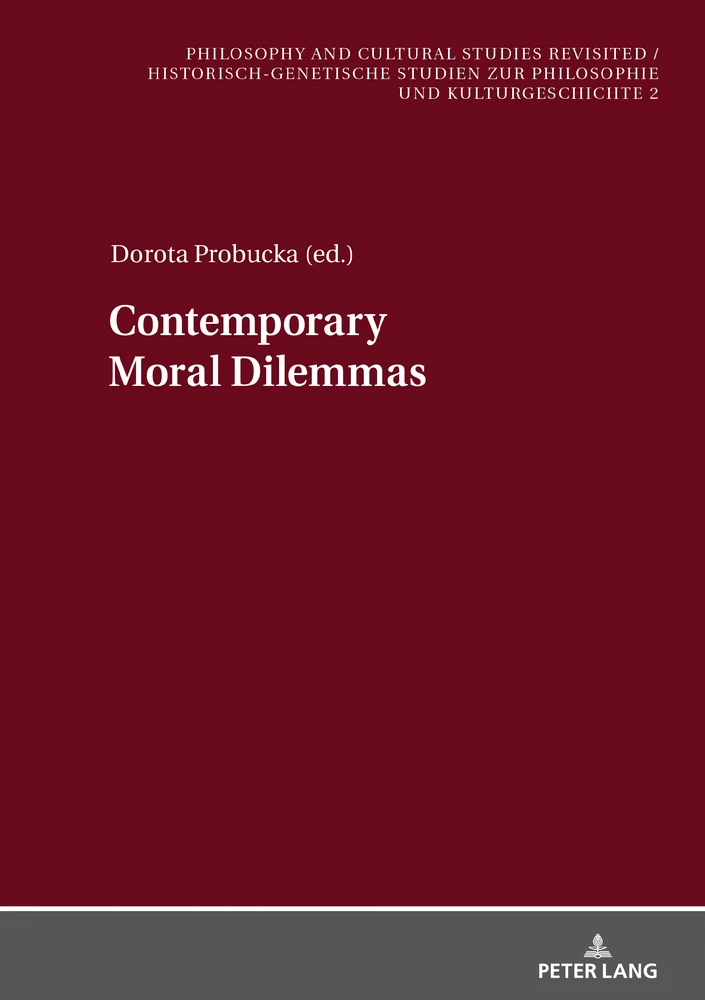 Title: Contemporary Moral Dilemmas