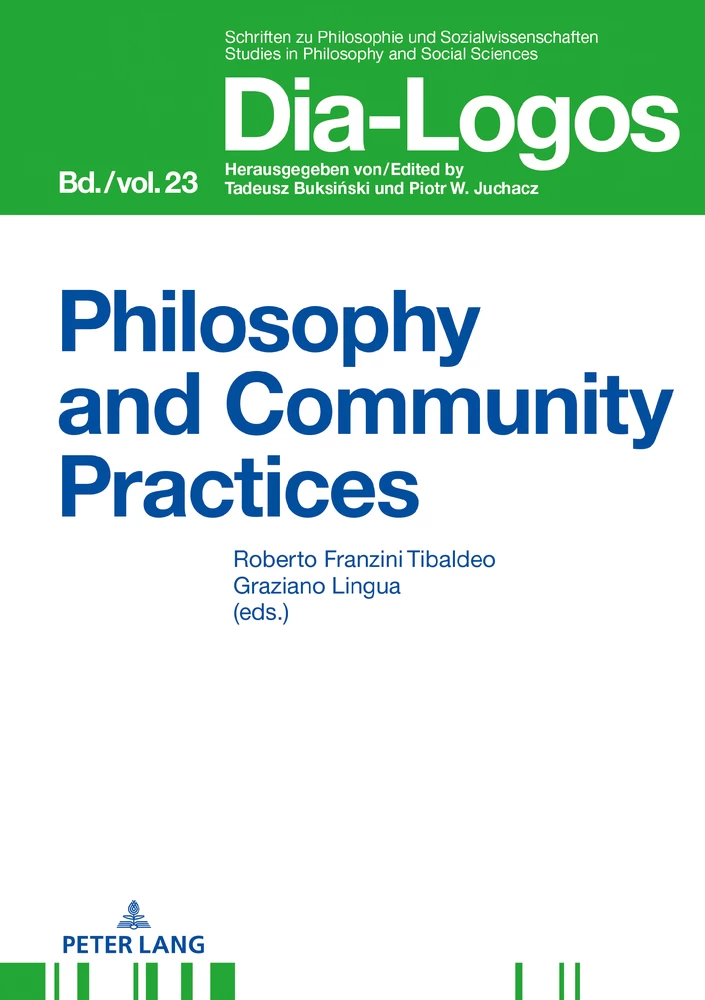 Title: Philosophy and Community Practices