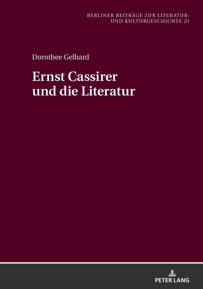 Titel: Ernst Cassirer und die Literatur