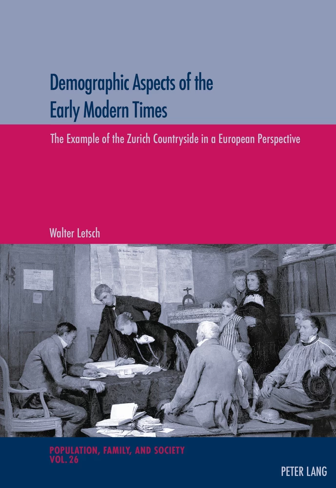 Title: Demographic Aspects of the Early Modern Times