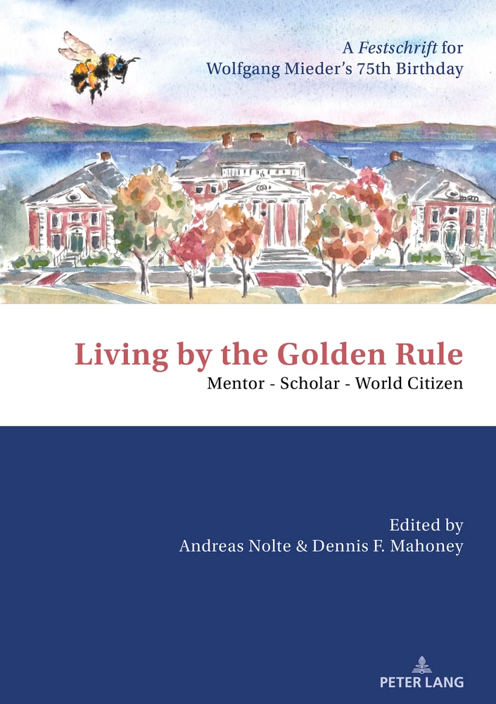 Title: Living by the Golden Rule: Mentor – Scholar – World Citizen