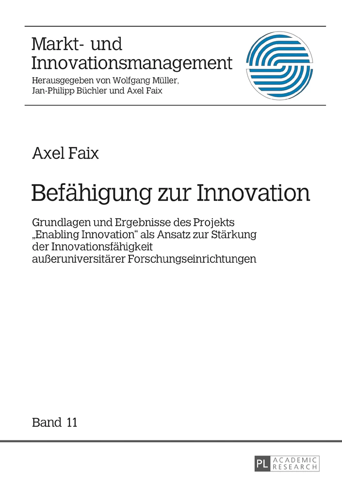 Titel: Befähigung zur Innovation