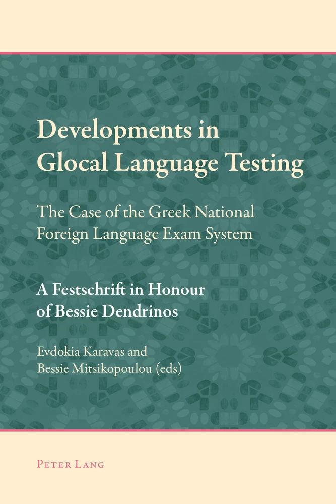 Title: Developments in Glocal Language Testing
