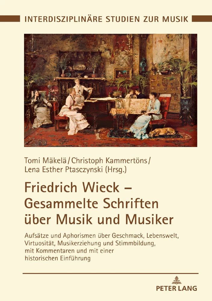 Titel: Friedrich Wieck – Gesammelte Schriften über Musik und Musiker