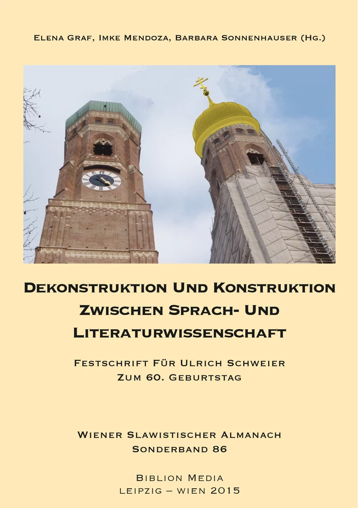 Titel: Dekonstruktion und Konstruktion zwischen Sprach- und Literaturwissenschaft