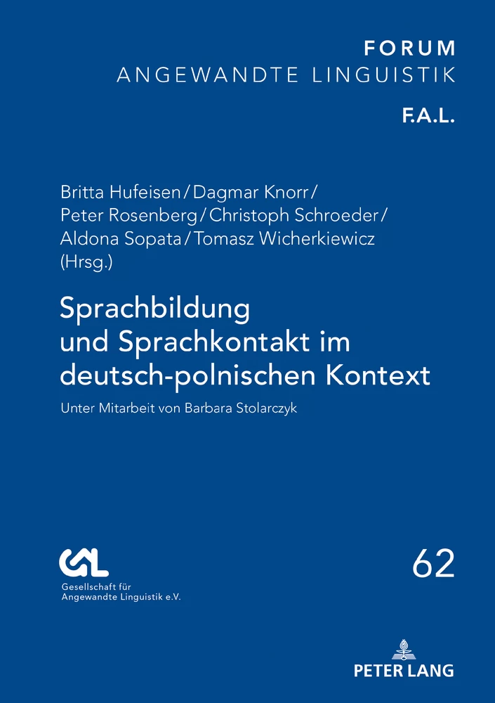 Titel: Sprachbildung und Sprachkontakt im deutsch-polnischen Kontext