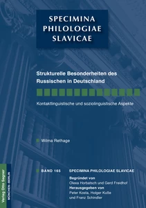 Title: Strukturelle Besonderheiten des Russischen in Deutschland. Kontaktlinguistische und soziolinguistische Aspekte