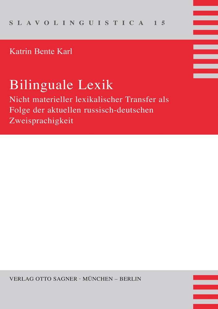 Titel: Bilinguale Lexik
