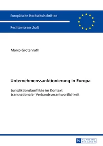 Title: Unternehmenssanktionierung in Europa