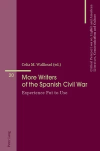 Title: More Writers of the Spanish Civil War
