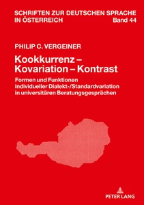 Title: Kookkurrenz – Kovariation – Kontrast