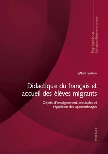 Titel: Didactique du français et accueil des élèves migrants