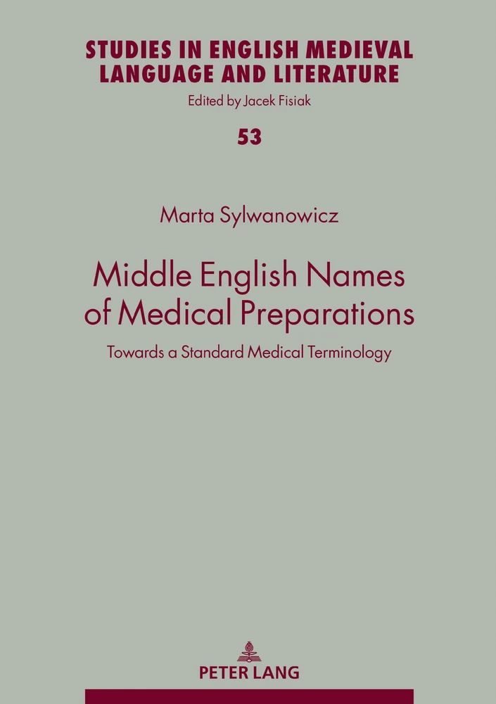 Title: Middle English Names of Medical Preparations