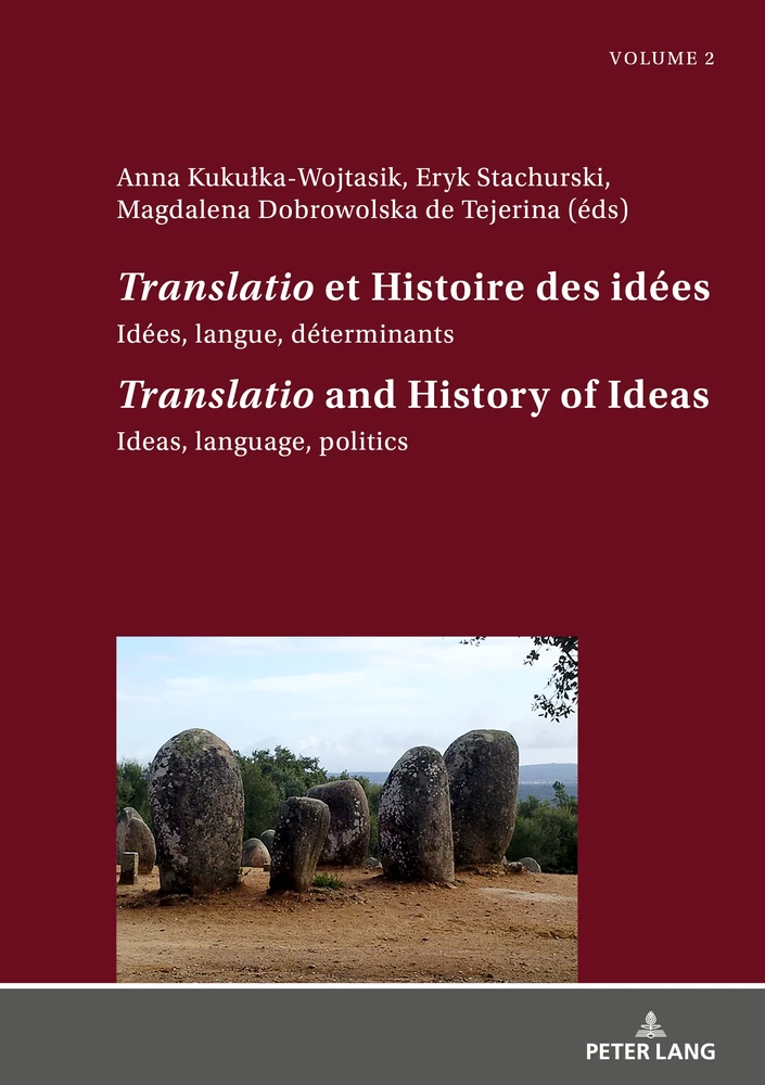 Titre: «Translatio» et Histoire des idées / «Translatio» and the History of Ideas