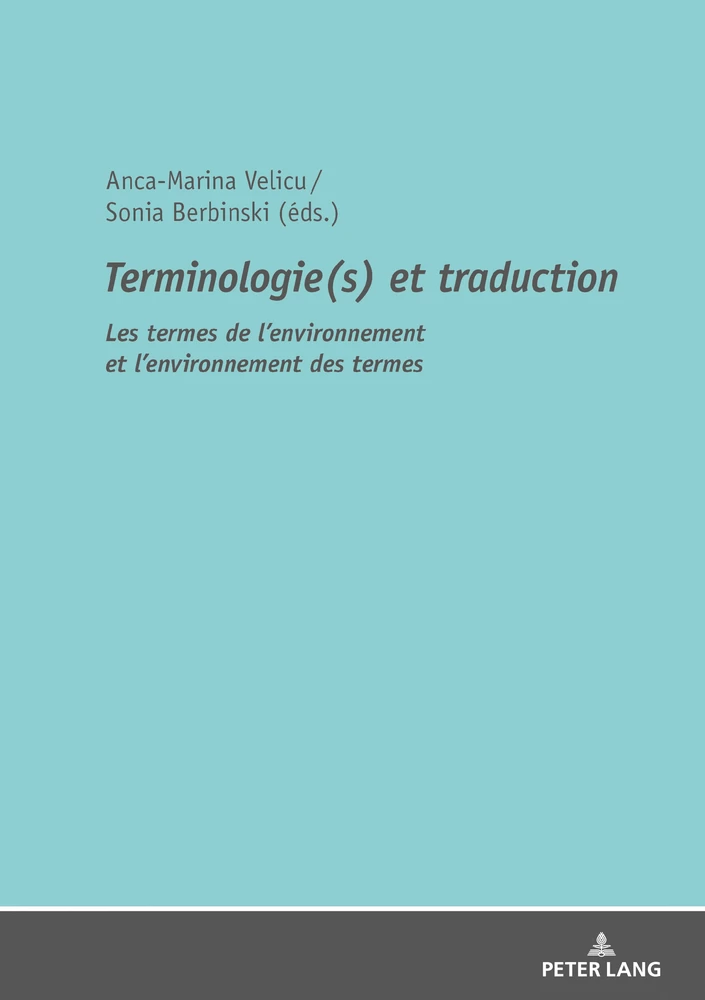 Titre: Terminologie(s) et traduction