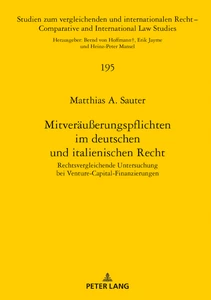 Title: Mitveräußerungspflichten im deutschen und italienischen Recht