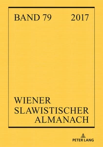 Titel: Wiener Slawistischer Almanach Band 79/2017