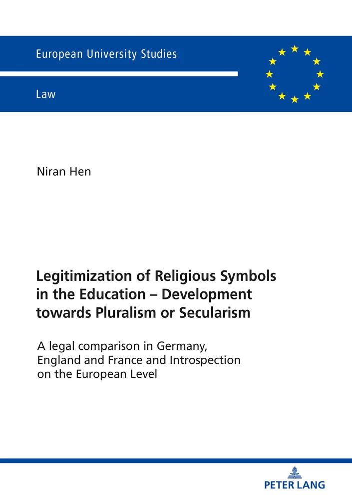 Title: Legitimization of Religious Symbols in the Education - Development towards Pluralism or Secularism