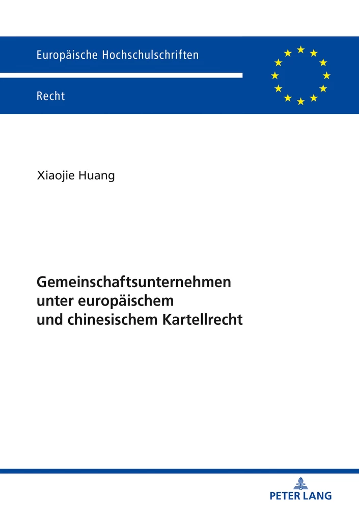 Titel: Gemeinschaftsunternehmen unter europäischem und chinesischem Kartellrecht